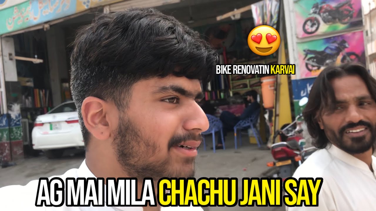 Ag Mai Mila Chachu Jani Say 😍 Karvai Bike Ki Renovation 😱🥰