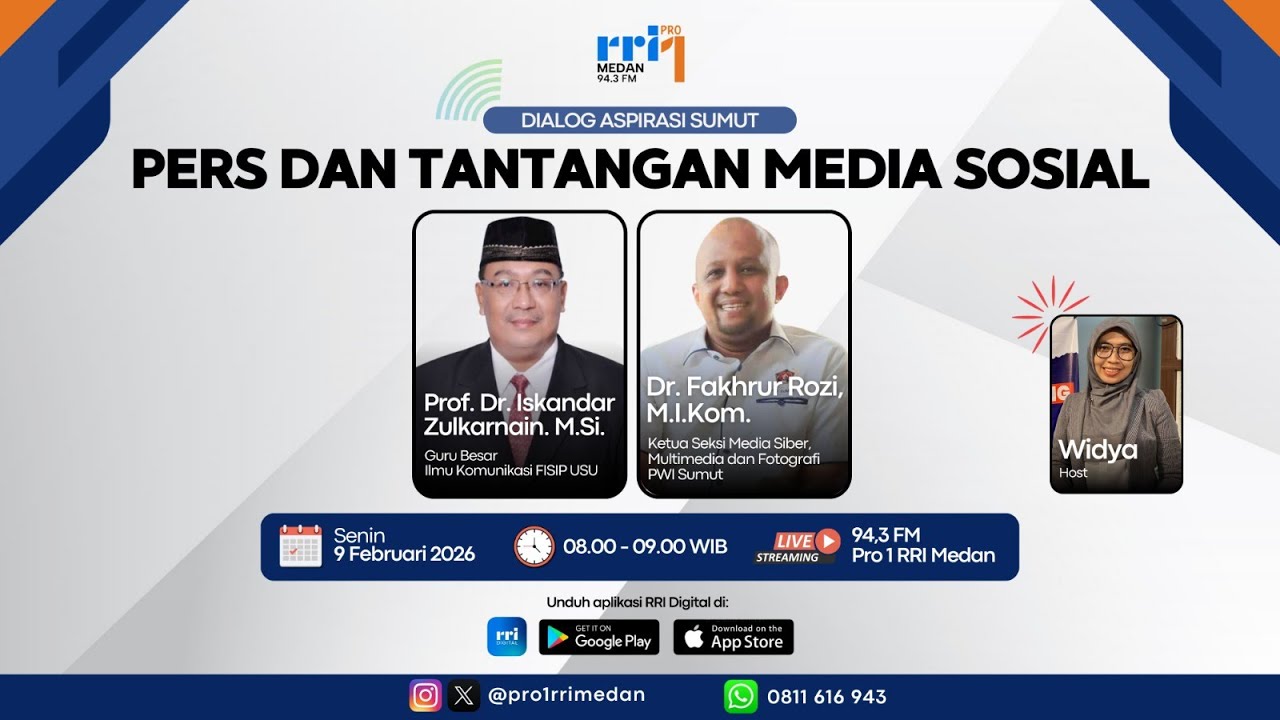 DIALOG ASPIRASI SUMUT : PERS DAN TANTANGAN MEDIA SOSIAL