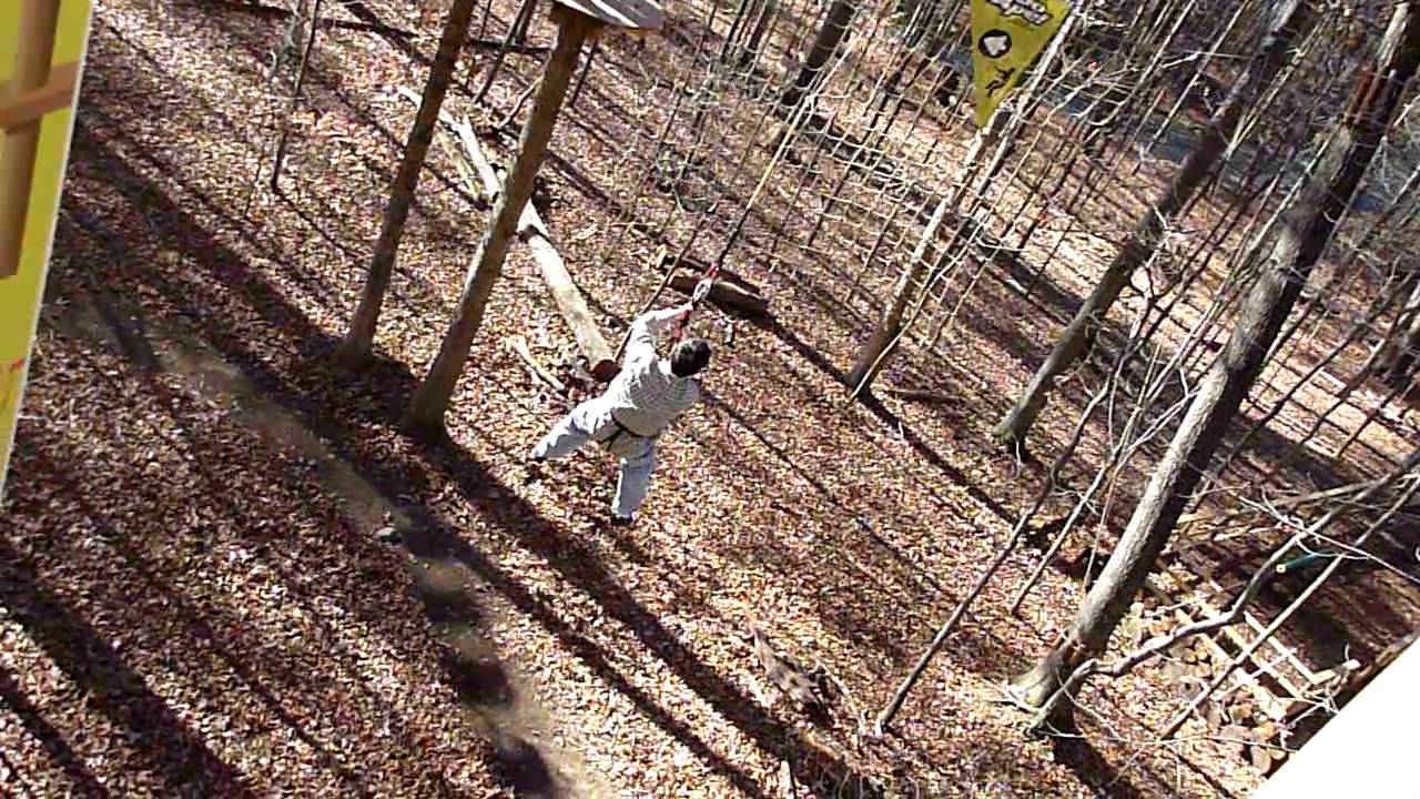 Tarzan swing at Go Ape