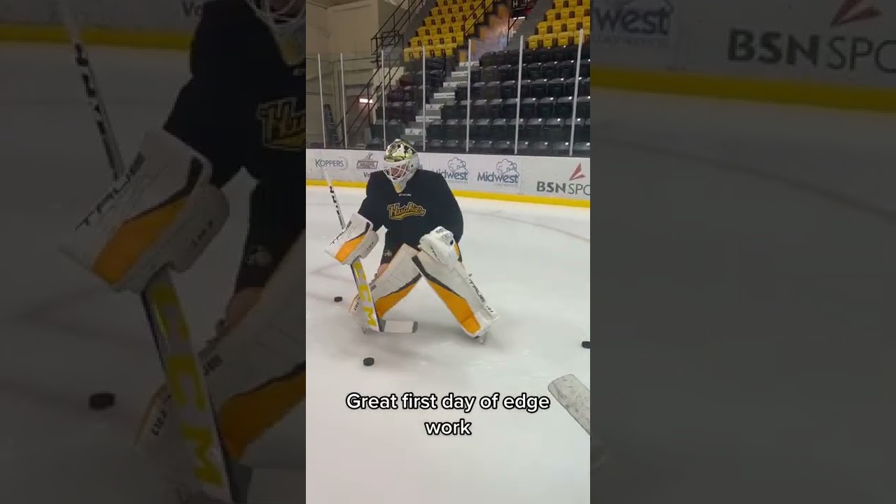 First Day of Edge Work [Goalie Skating Drills]