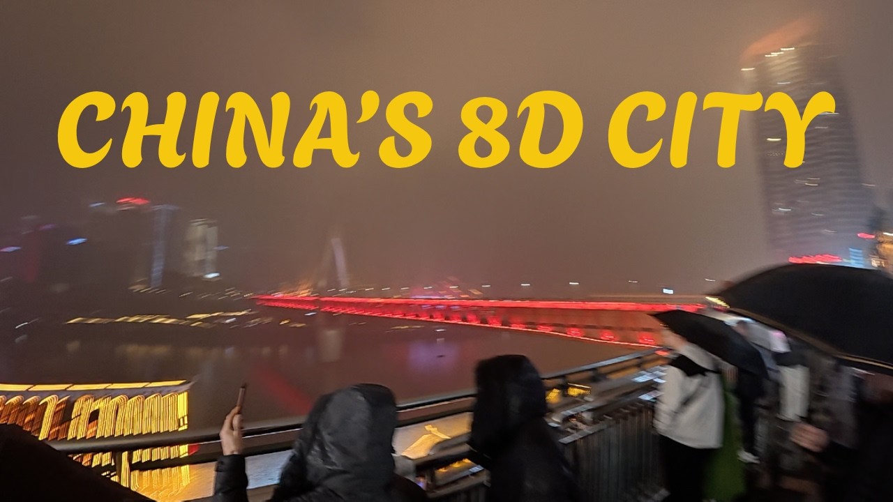 Walking Chongqing at Night | Exploring China’s 8D Mountain City