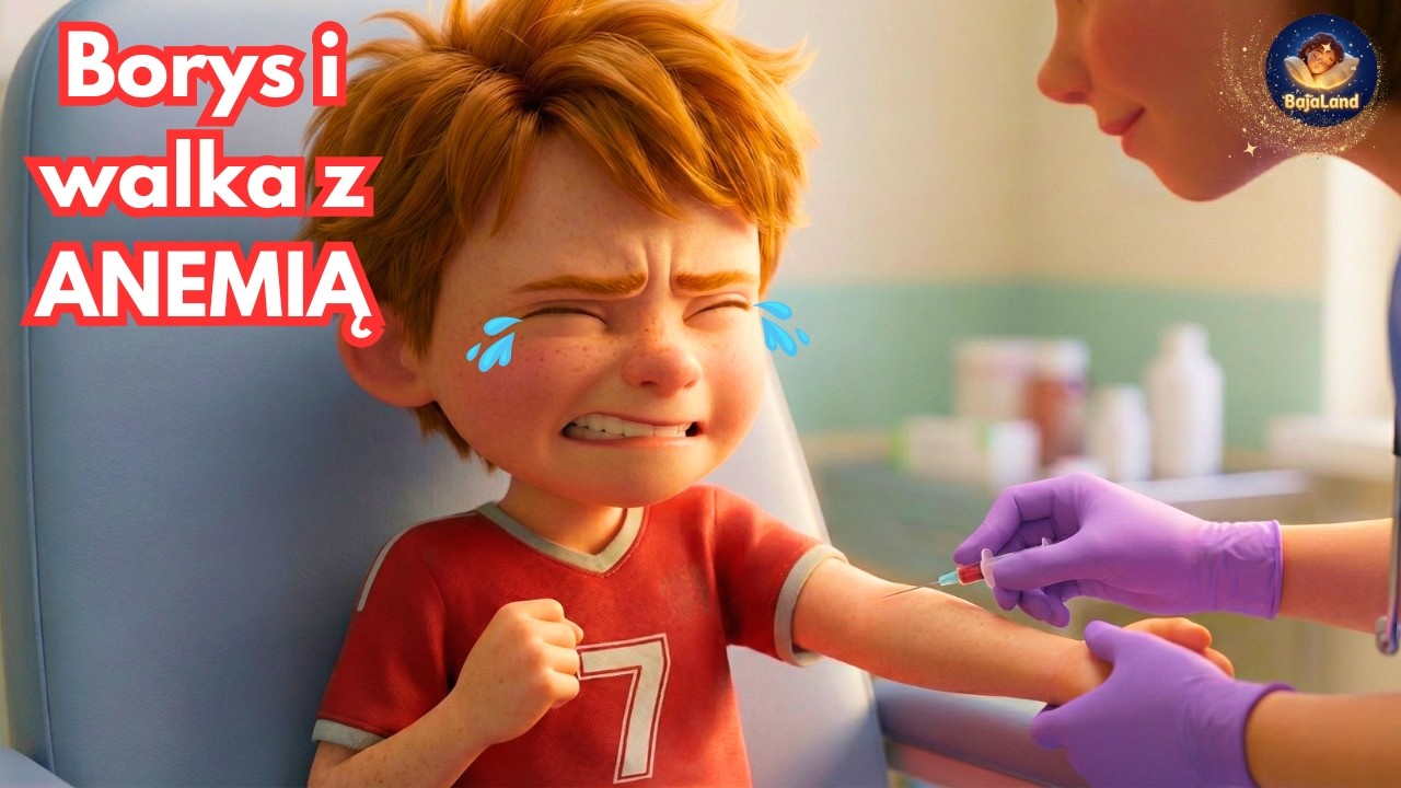 Borys i tajemnica znikającej siły 🩺 Co to jest ANEMIA? Bajka edukacyjna do słuchania dla dzieci