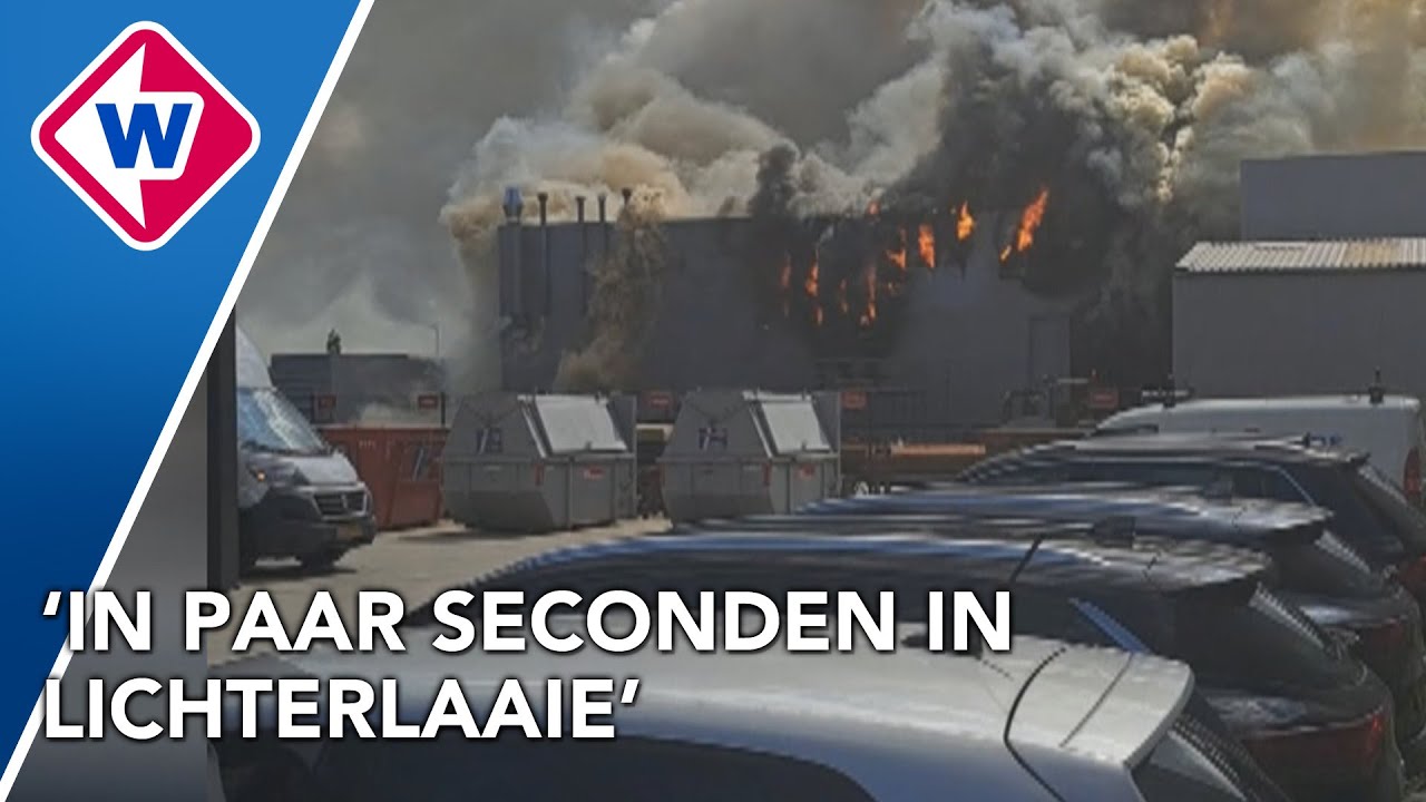 Brand in verffabriek