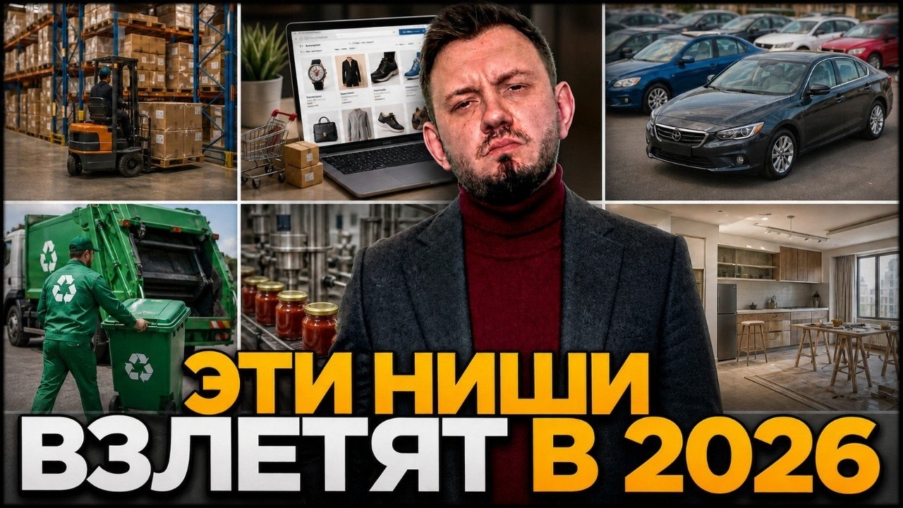 СКУЧНЫЕ, но прибыльные ниши 2026 &ndash; они ВЗЛЕТЯТ даже в кризис
