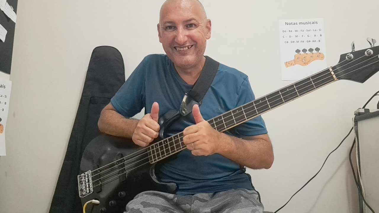 Tocando contrabaixo do zero, aula 19, duvidas sobre o harpejo no baixo
