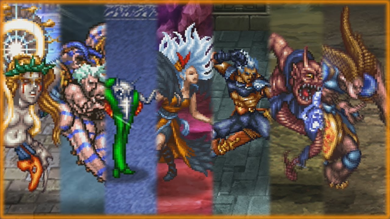 romancing saga 2 all(ish) Seven heroes fights