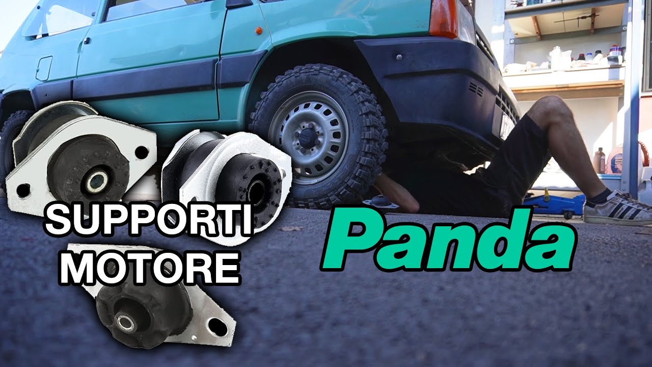 Cambio i SUPPORTI MOTORE al PANDINO