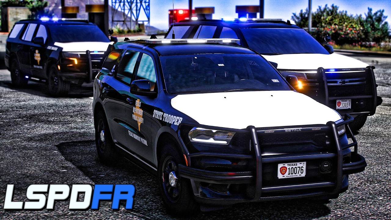 GTA 5 LSPDFR | Дорожный патруль ДПС 🚓 Захватывающие погони в Дюранго!