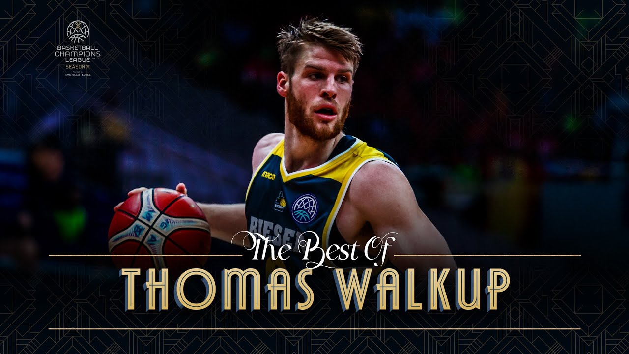 Thomas Walkup controlled the game and led MHP RIESEN Ludwigsburg to the Final Four | BCL Alumni |