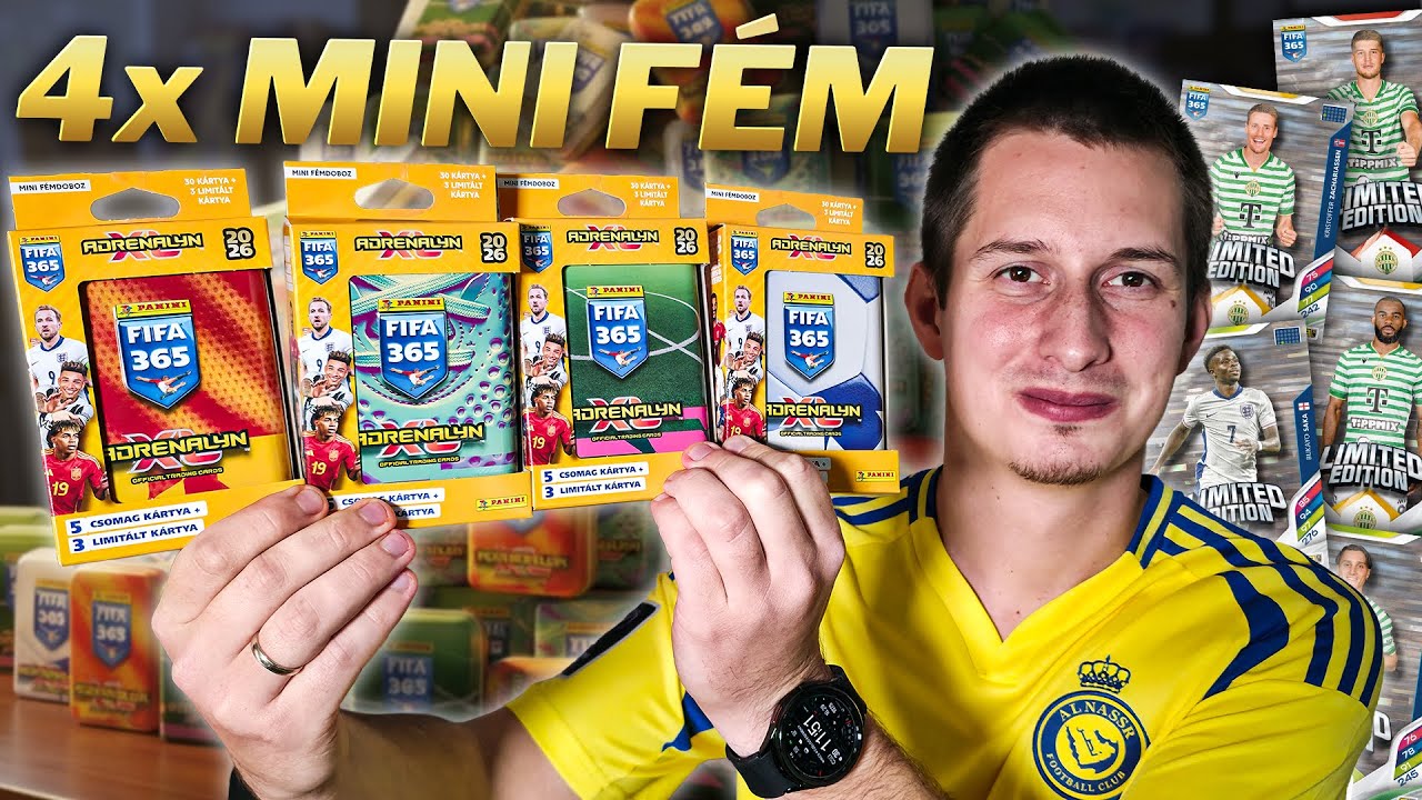 Panini Adrenalyn XL FIFA 365 2026 | Mini Fémdoboz Szett Bontás