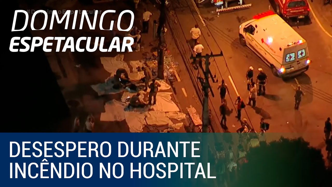 Imagens exclusivas mostram desespero durante incêndio no hospital Badim