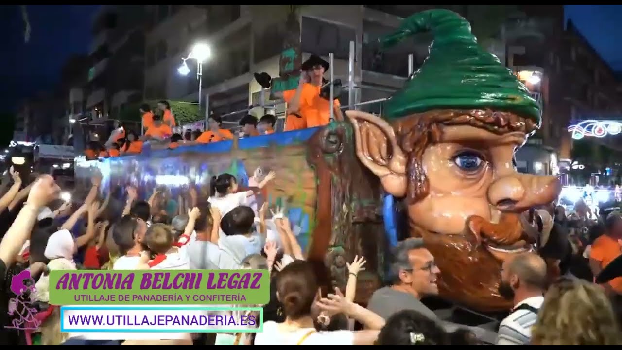Fiestas de Alcantarilla desfile de carrozas infantiles