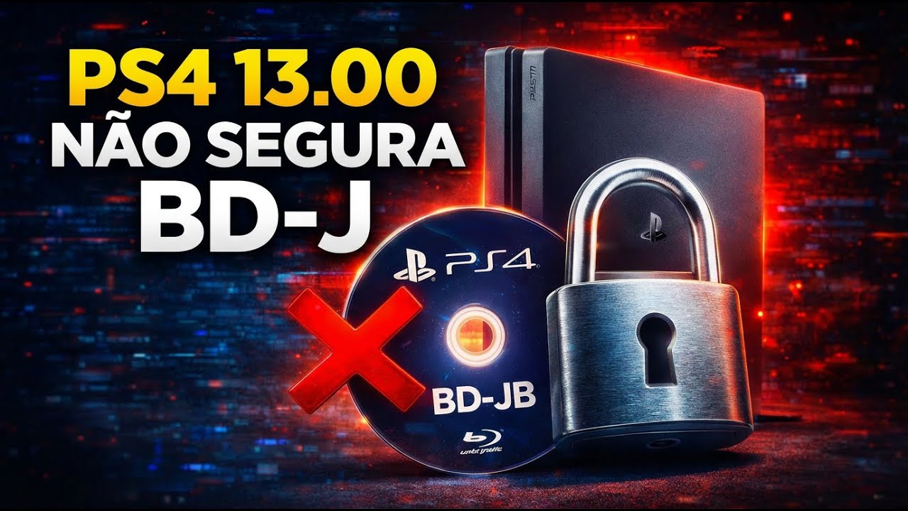 🔥BD-J no PS4 13.00 funciona, mas não é confiável