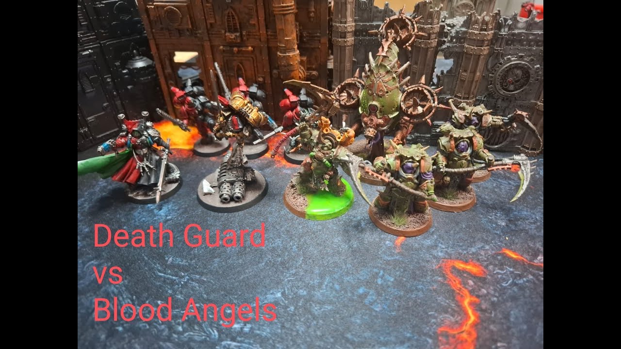 Death Guard vs Blood Angles Warhammer 40k Battle Report deutsch 10 edi