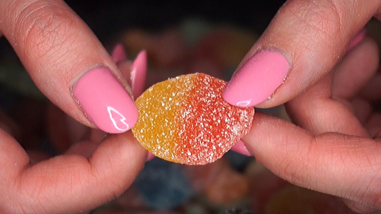 ASMR with Sour Candy # 2 | Scratching | Gritty Sounds | Tapping | Crinkles (No Talking)