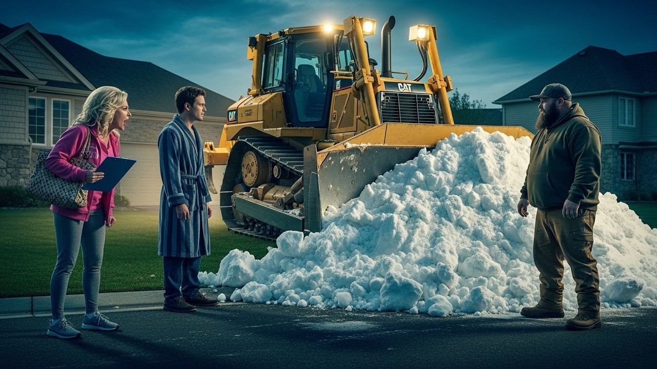 HOA Blocked My Driveway With A Giant Snow Pile, So I Called My Bulldozer Buddy At Three AM