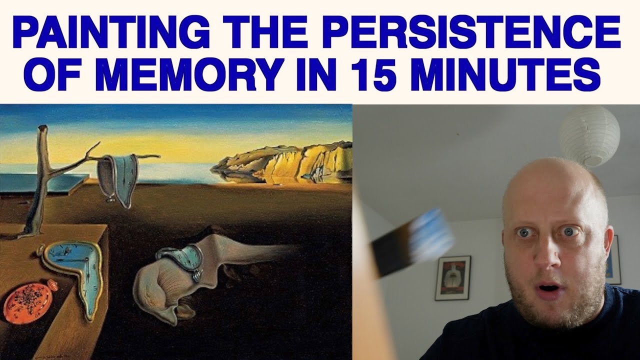 Painting Salvador Dali's 'The Persistence of Memory' in 15 minutes -  Marek's Mediocre Masterpieces