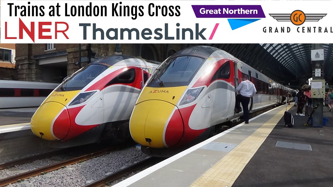 LNER, Thameslink and Great Northern Trains at London Kings Cross
