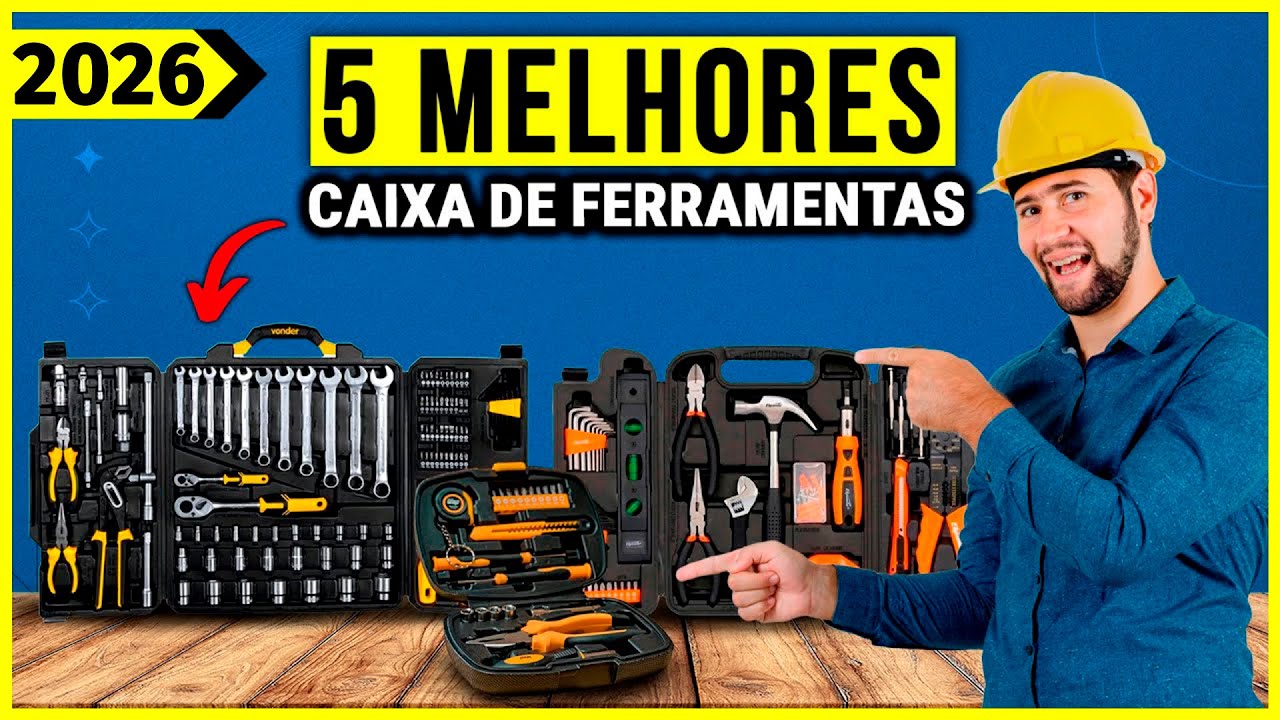 As 5 Melhores Maletas de Ferramentas em 2026! Com Kits Completos