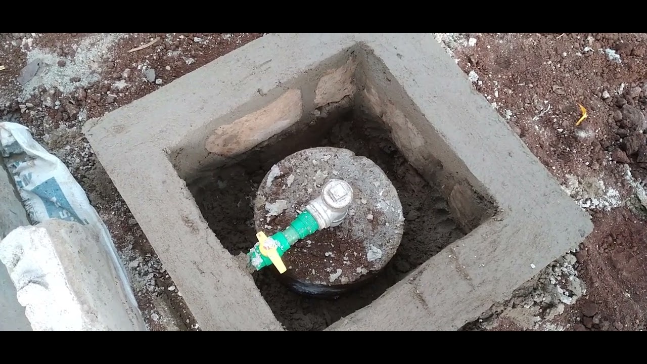 completion of a  12m³ biogas digester in kerugoya in Kirinyagah County