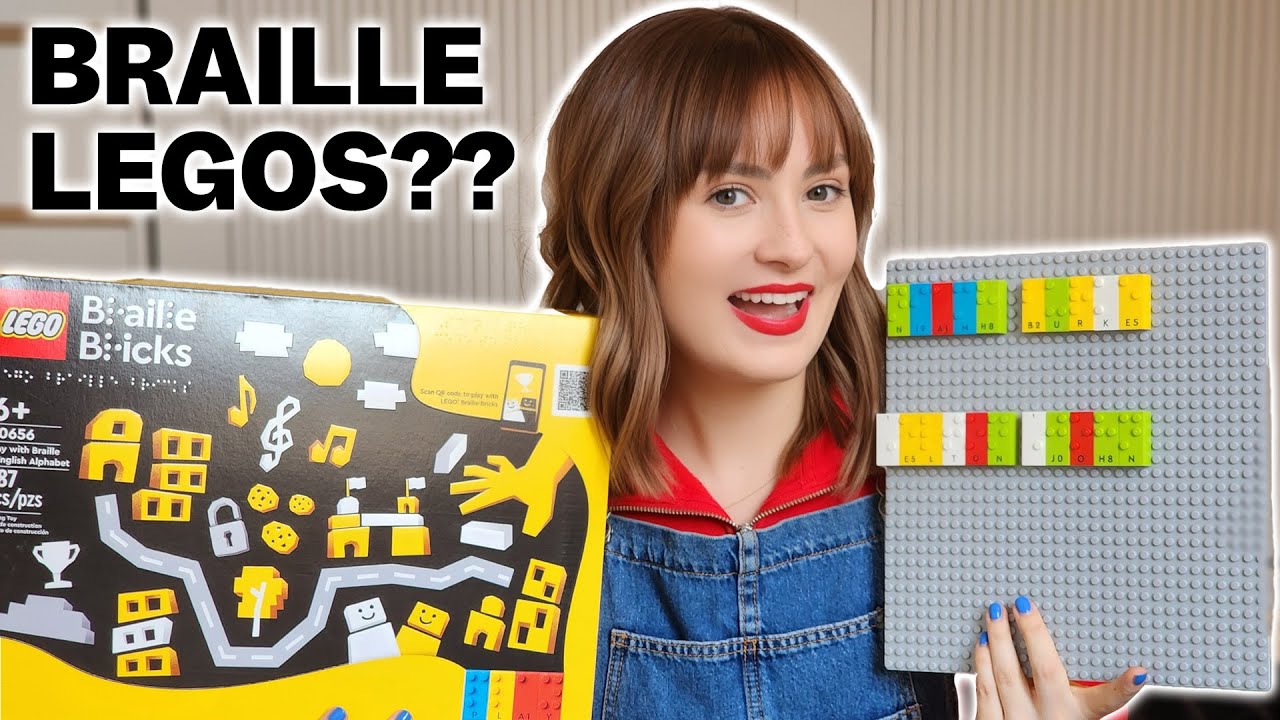 Playing with LEGO Braille Bricks & Talking About Blindness and Childhood!