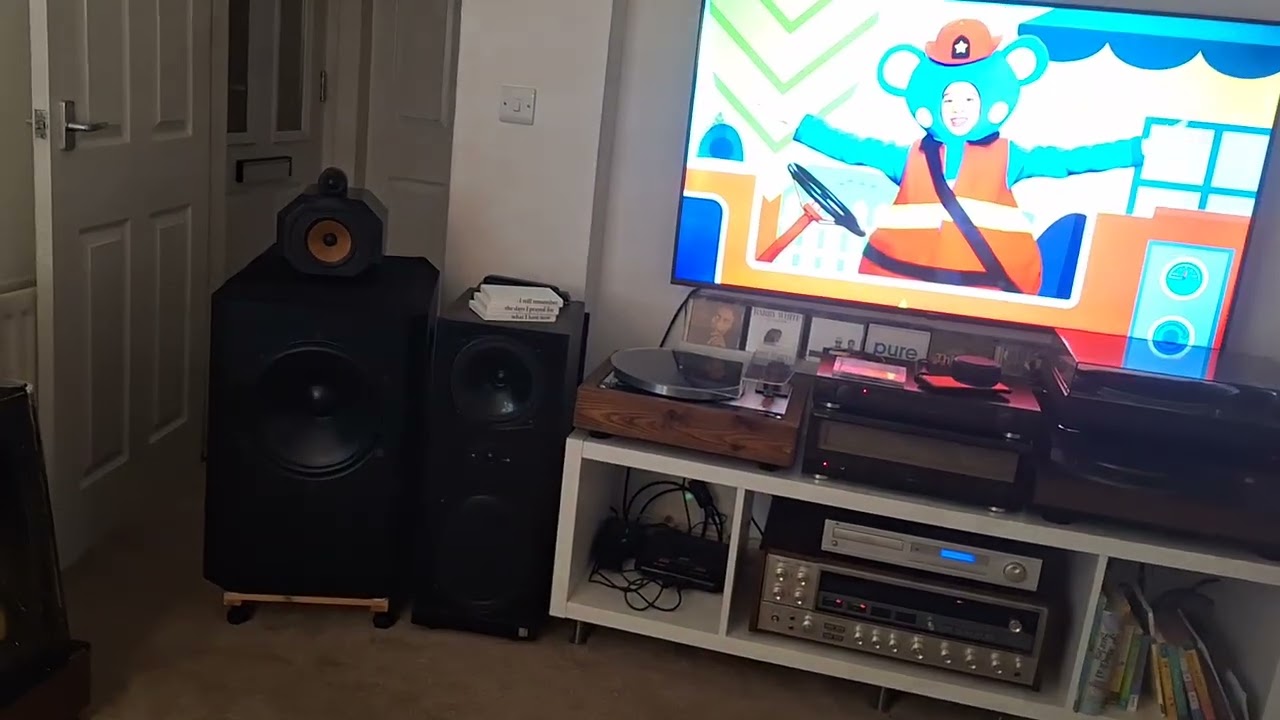 B&W 801 series 80 mki + sansui qrx 5500a