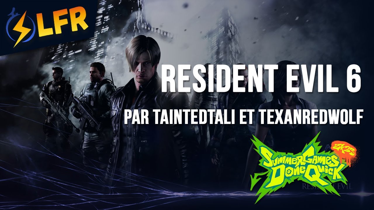 Resident Evil 6 en 1:17:50 (Ada vs Jake, Coop, Amateur, NG+) [SGDQ2023]
