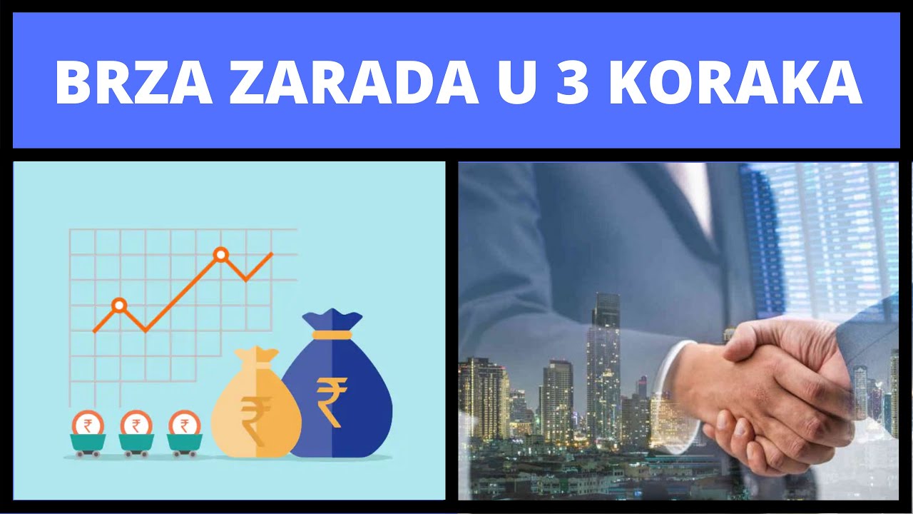 BRZA ZARADA U 3 KORAKA PREKO | INTERNET ZARADA U 2020