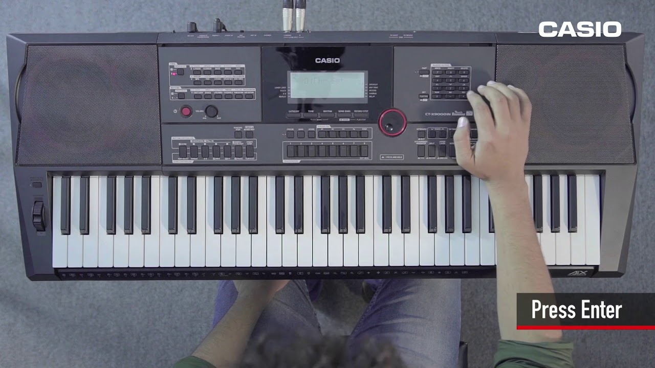 Using & Recording Phrase Pads: CT-X8000IN & 9000IN