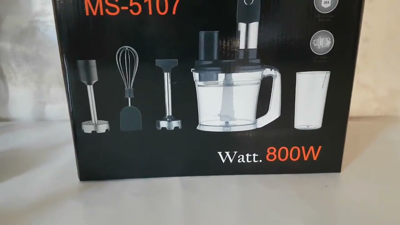 Блендер многофункциональный 6в1 Domotec MS 5107 (Обзор)