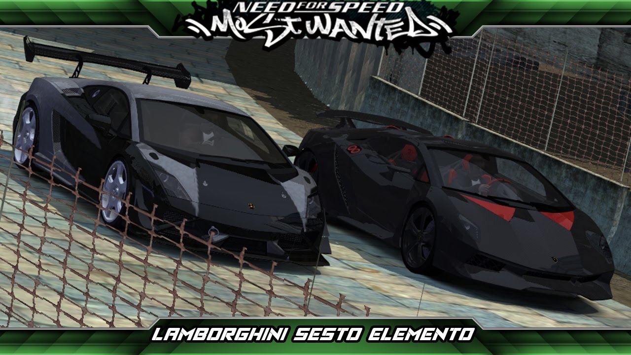 Need for Speed: Most Wanted Mods - Lamborghini Sesto Elemento