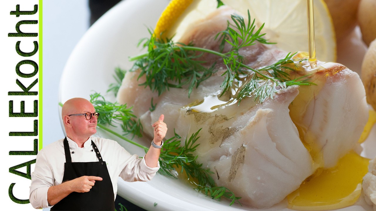 Kabeljau mit zerlassener Butter & Petersilien-Kartoffeln. Mein Rezept