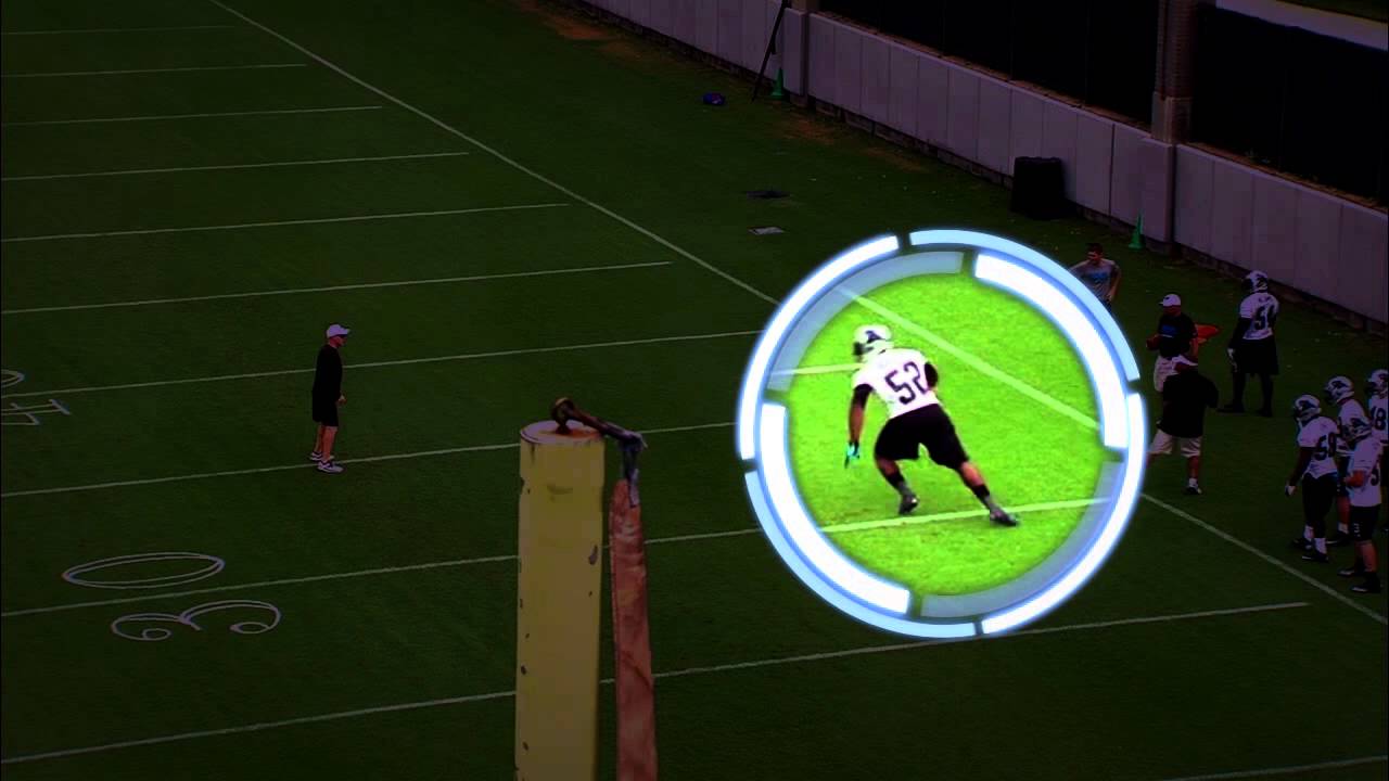 Carolina Panthers zone drop and drift drill: Linebackers