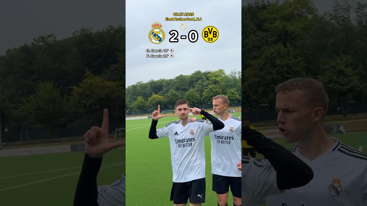 Real Madrid - Borussia Dortmund FIFA Club World Cup 2025 🔥