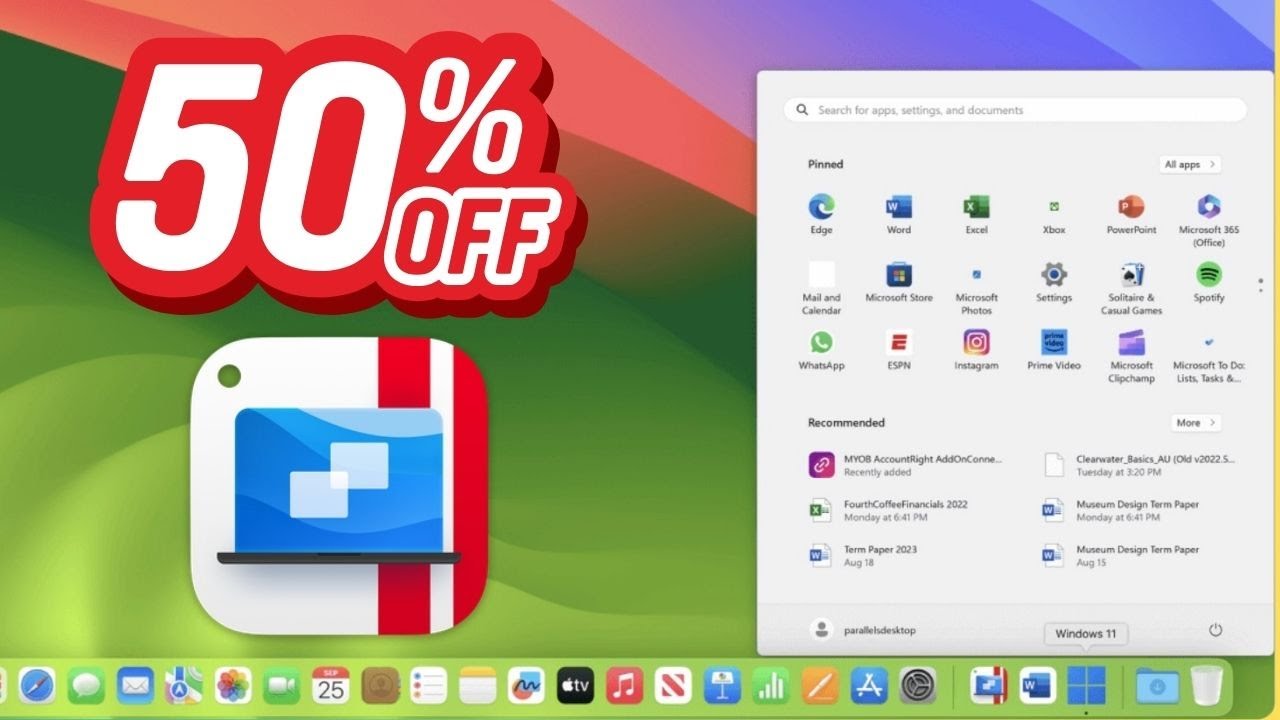 Parallels Desktop 50% OFF Flash Sale (Run Windows on Mac)