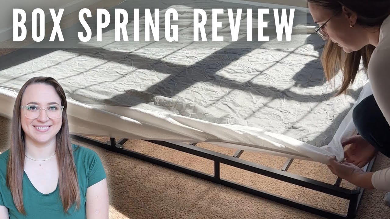 🛏️ Upgrade Your Bed with this King Box Spring | Amazon Home Product Review💤