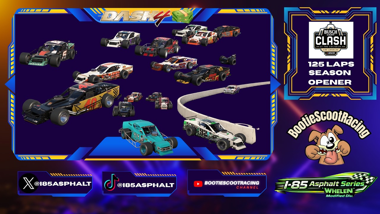 I-85 Asphalt Series WHELEN Modified Div. Season 3- Race 1- @ LA Coliseum - Season 3 Kickoff