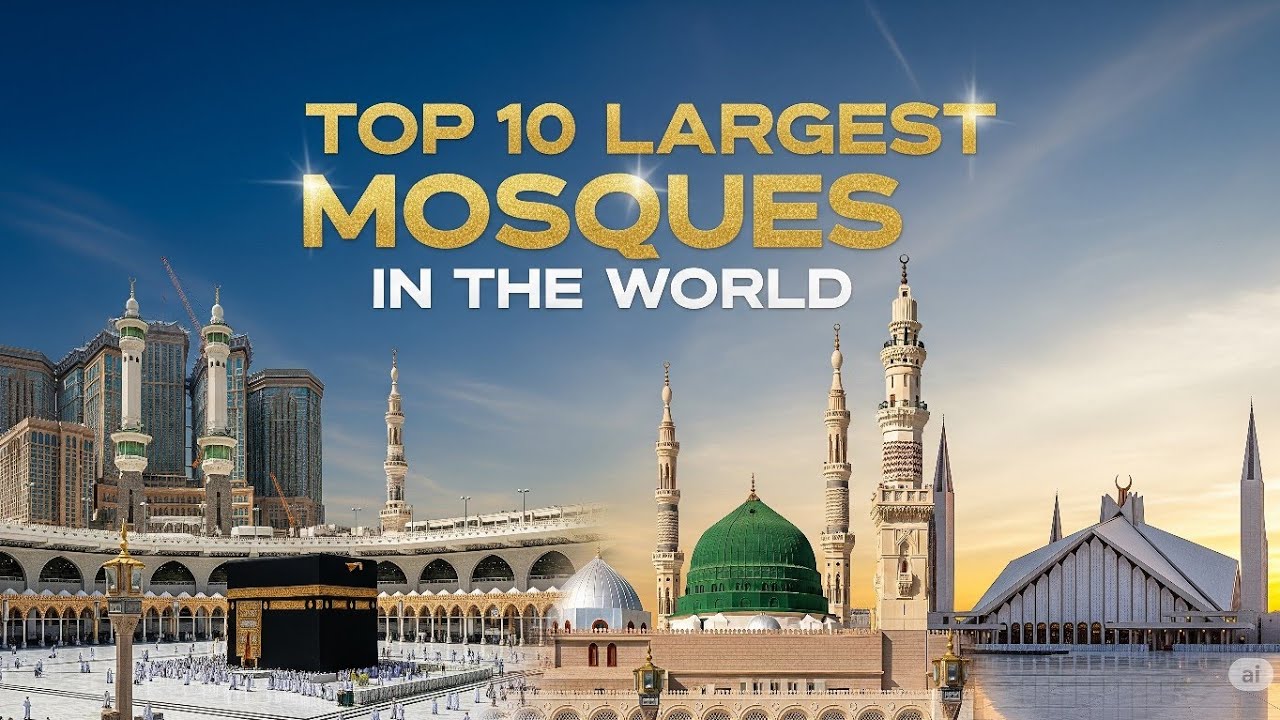 Top 10 Largest Mosques in the World 2025 | The Ultimate Guide by Capacity