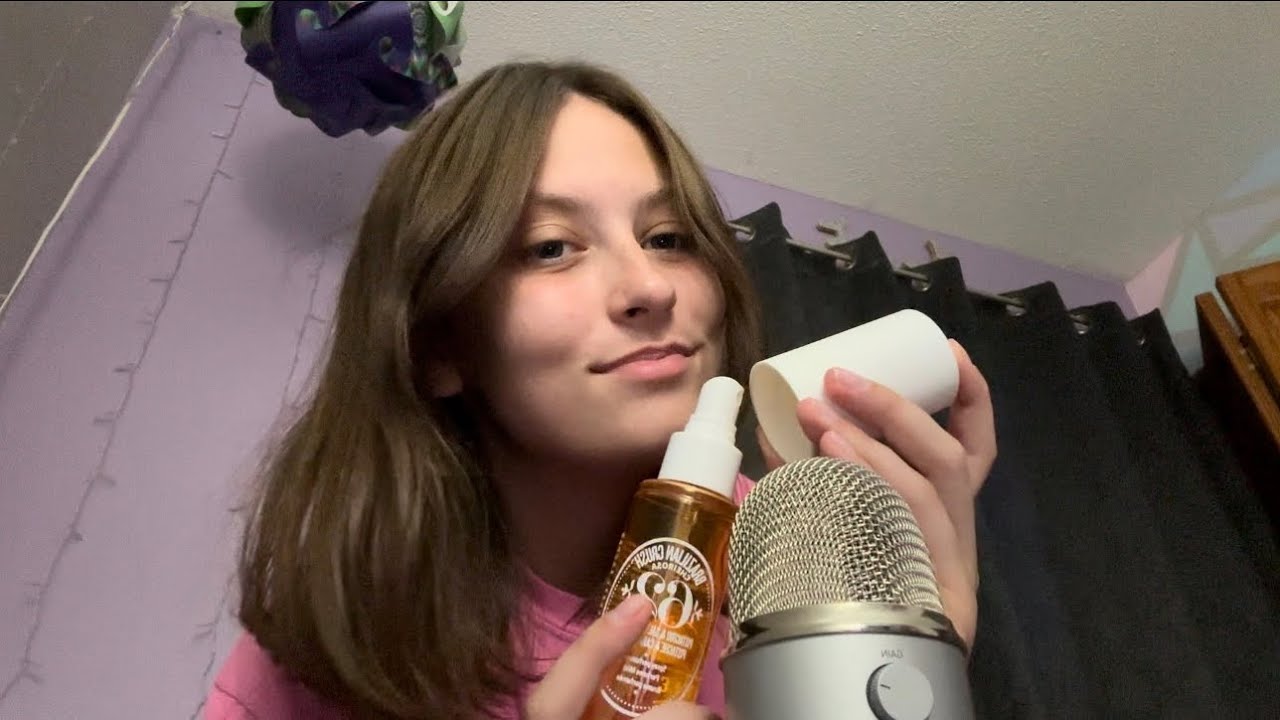 ASMR Whisper/Soft Spoken Ramble and Random Triggers!