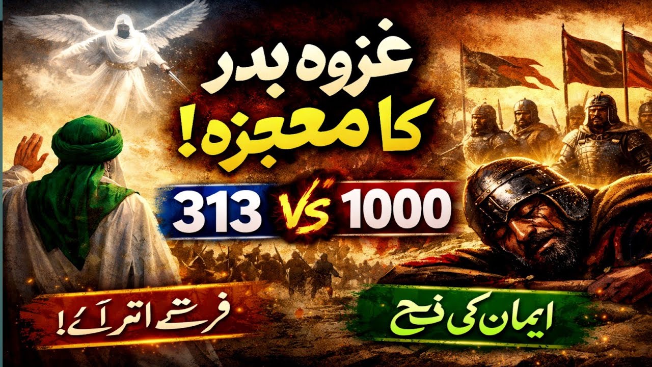 غزوہ بدر کا معجزہ ⚔️ 313 نے 1000 کو کیسے شکست دی؟ | رمضان اسپیشل بیان
