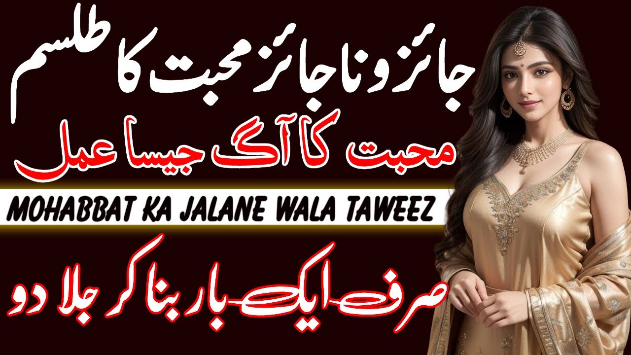 Jaez o Najaiz Muhabbat Ka Sifli Tilsim  Sirf Aik Raat Ka Amal  Powerful Tilsim for Love