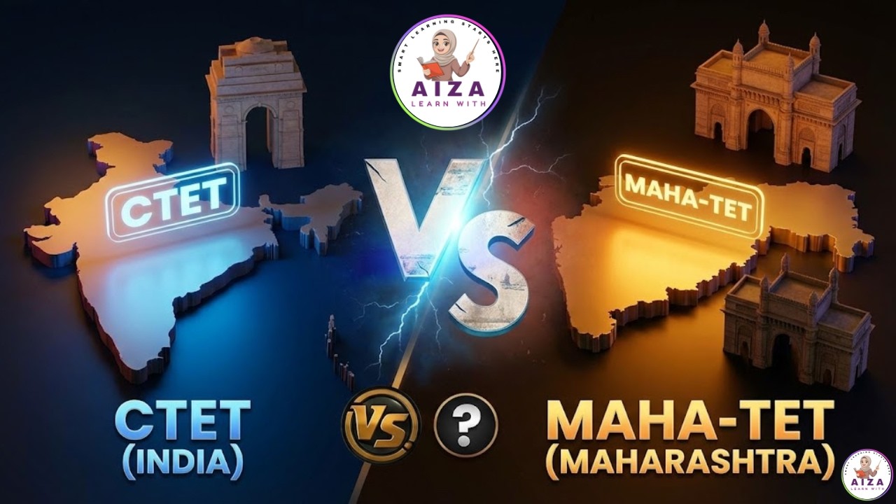 #89| 👉 CTET vs MAHA-TET 2026 🔥 कौन सा TET आपके लिए सही? पूरी तुलना | Eligibility, Syllabus, Scope