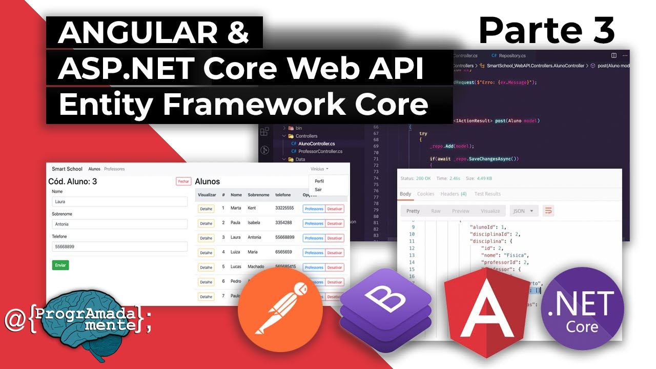 ANGULAR + ASP.NET Core WebAPI + EF Core - SPA - Parte 03
