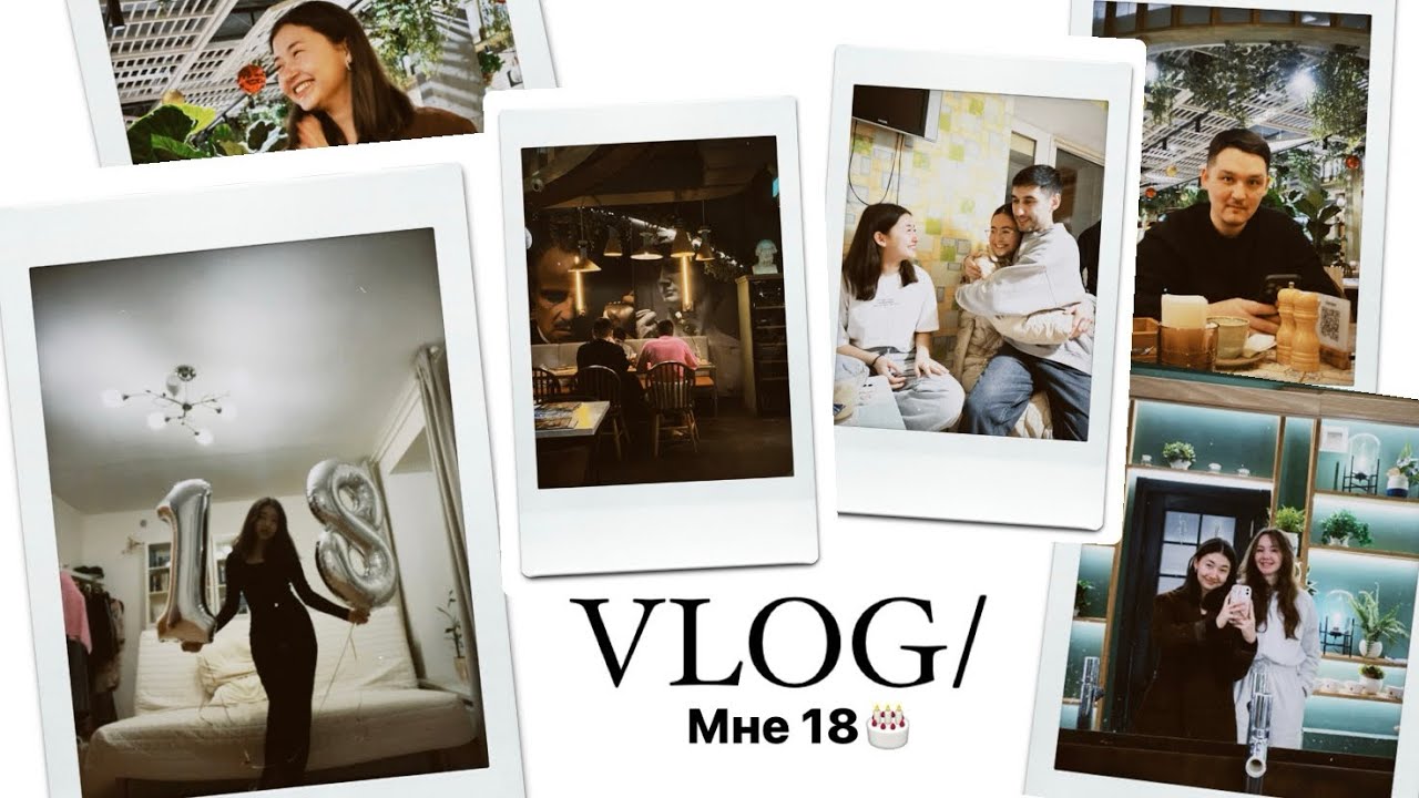 VLOG/ мне 18🎂 день рождения в кругу друзей