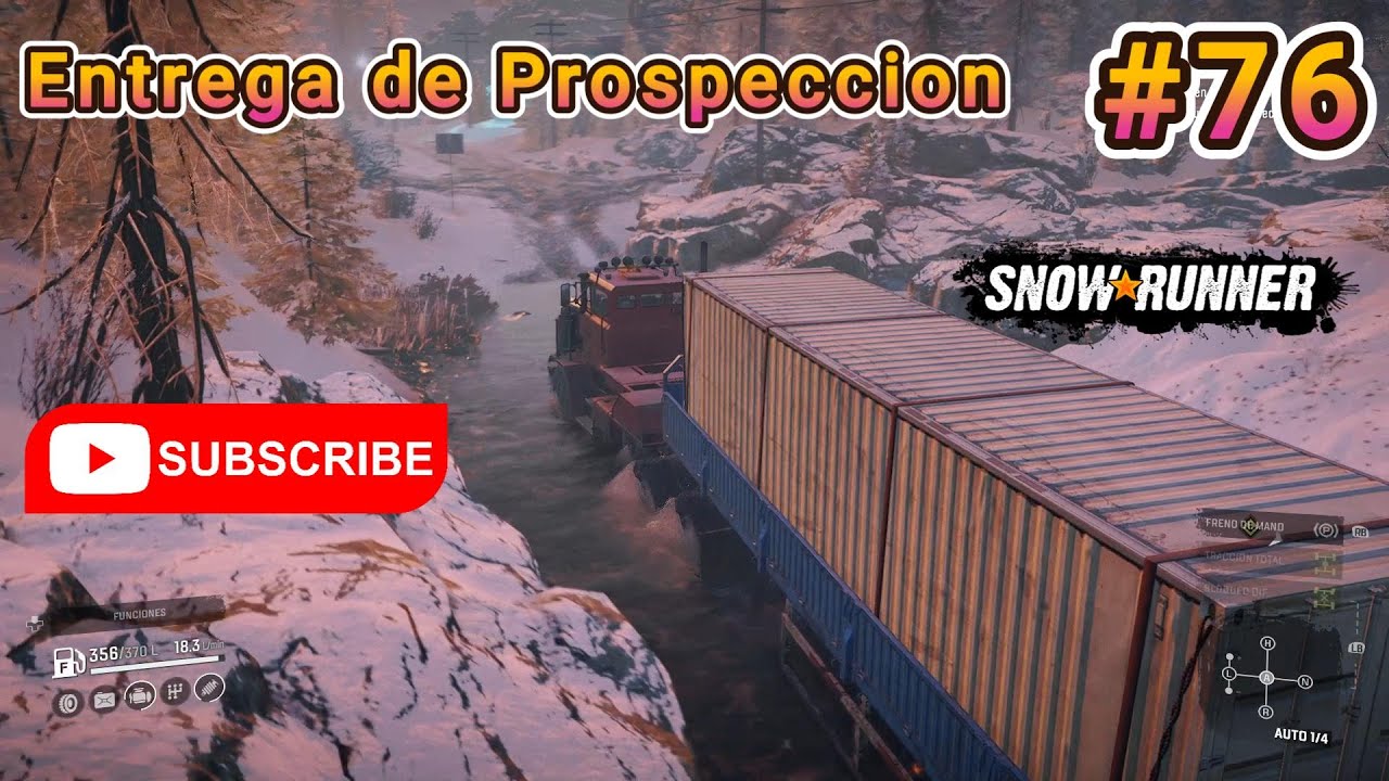 Snowrunner Temporada II - Capitulo #76 Entrega de prospección #snowrunner