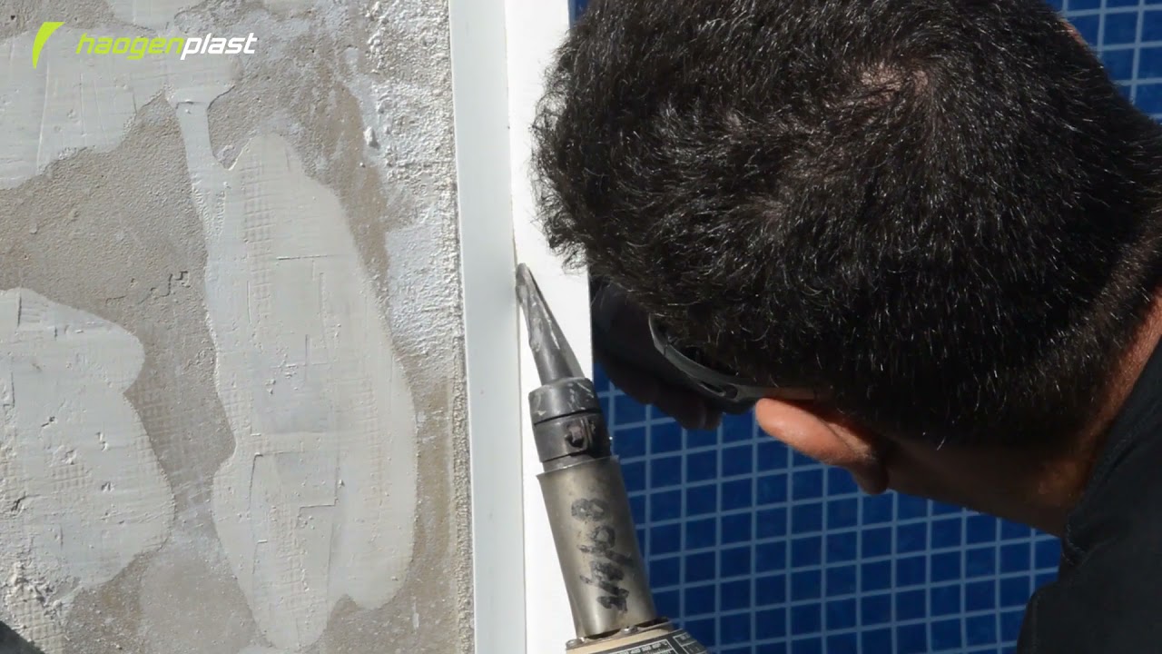 HAOGENPLAST Matrix Blue Installation Cymrus RAW #LaminaArmada #ReinforcedMembrane #ReinforceLiner