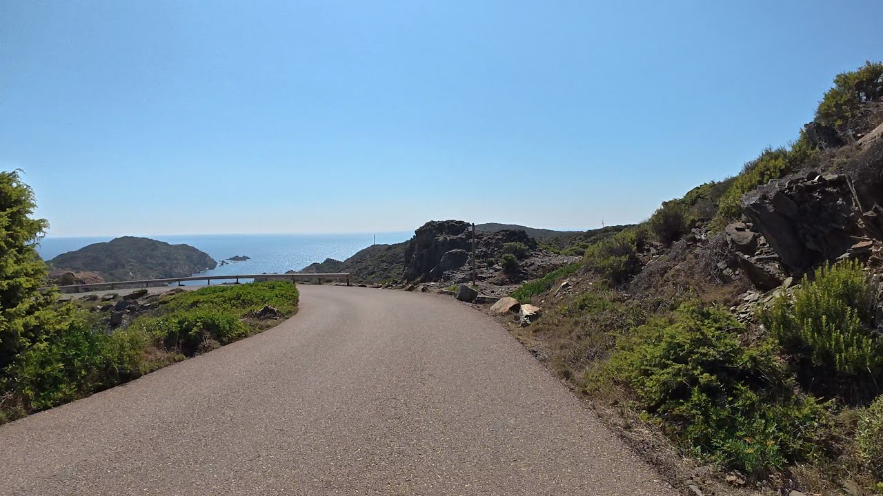 60 minute Indoor Cycling Workout Roses to Cap de Creus 🚴‍♀️🌞😍 Spain 4K Video