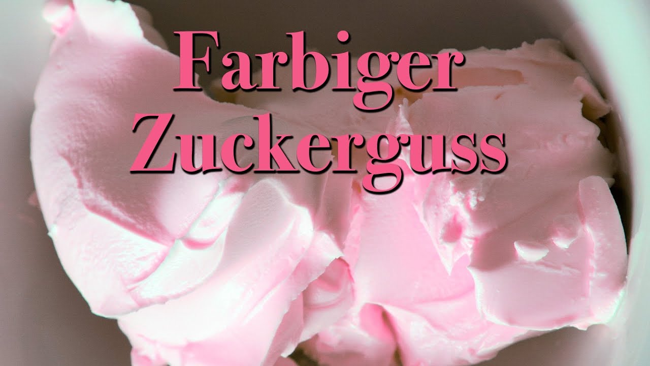 Sara Kocht: Rezept für farbigen Zuckerguss (Profimässig)