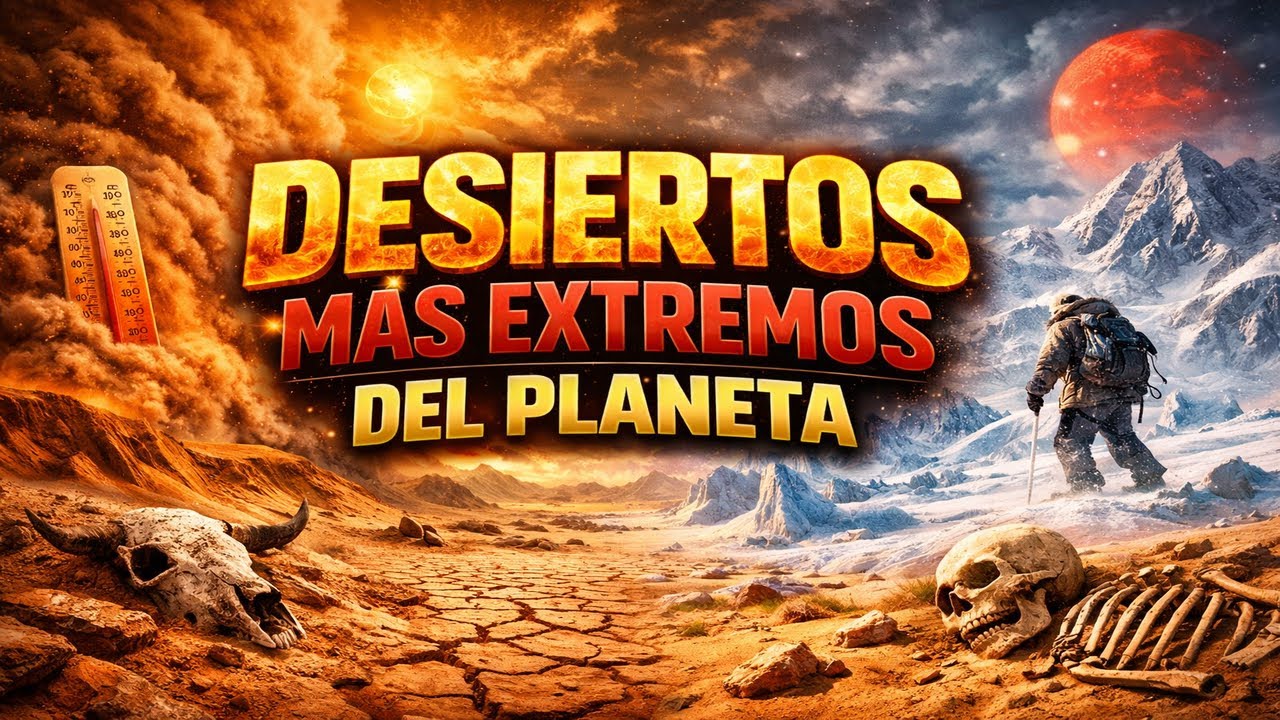 Los DESIERTOS MÁS EXTREMOS del PLANETA que te dejaran SIN PALABRAS