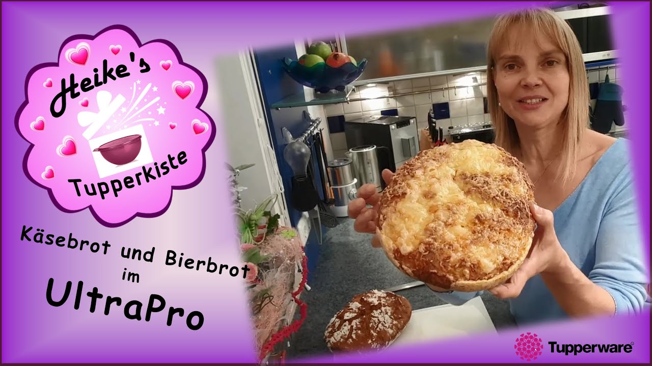 Tupperware® UltraPro Bierbrot und Käsebrot ohne Kneten, ohne Gehenlassen